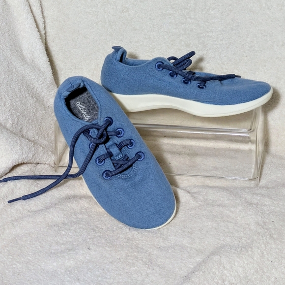 Women's Allbirds Blue Wool Runner Sneakers, Comfortable, Athleisure‎ Size 8 - Picture 1 of 8
